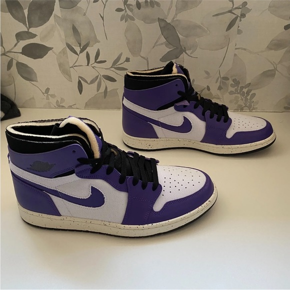 JORDAN 1 High Zoom Air CMFT Crater Purple CT0978-501 - Picture 5 of 10